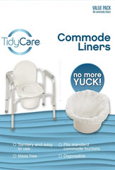 Bedside Commode Liners for Portable Toilet Chair Bucket and Bedpan | Value Pack
