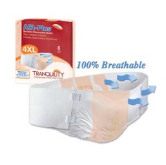 Tranquility AIR-Plus Bariatric Briefs 70-106in -Case of 32 #2195