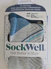 NEW Sockwell Women’s Pulse Knee High Compression Socks S/M 20-30 mmHg Merino Woo