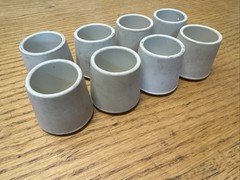 10 PACK – 1-1/8″ Heavy Rubber Cane Tip Crutch Walking Stick Furniture Chair Leg