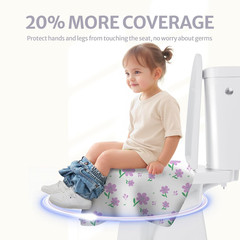 30 Pcs Toilet Seat Covers Disposable for Toddlers & Adults, Extra Large Waterpro