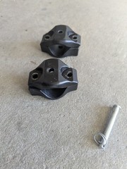 Quickie Wheelchair Caster Fork Stem Clamp Pair for GP GPV GPSA L26