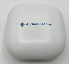 Audien Atom One OTC Hearing Aids Rechargeable Beige charger cord accessories