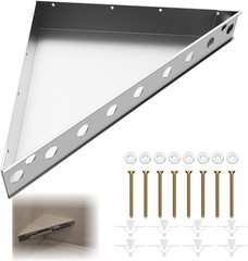 17″X17″X24″ Floating Shower Bench Kit,Custom Shower Seat Corner Bench Seating fo
