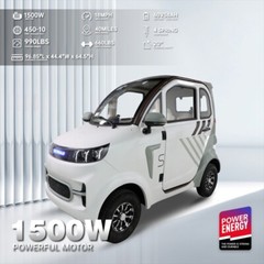 4 Wheel Fully Enclosed Mobility Scooter 1500W 3-Speed 40 mile 660lb Capatity