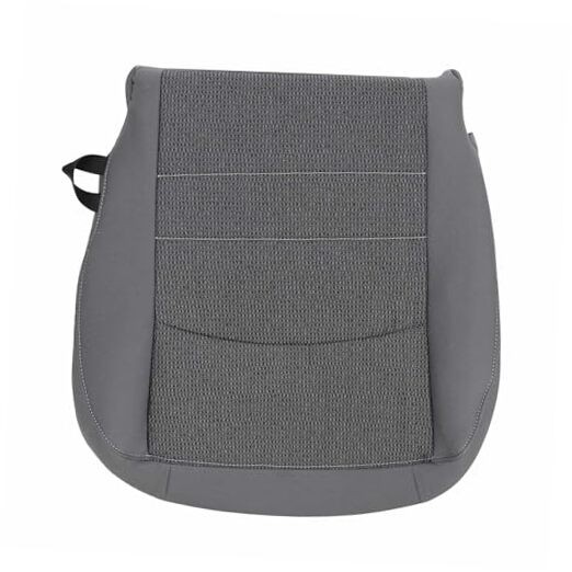 Driver Side Bottom Cloth Replacement Seat Cover Gray Compatible with Dodge