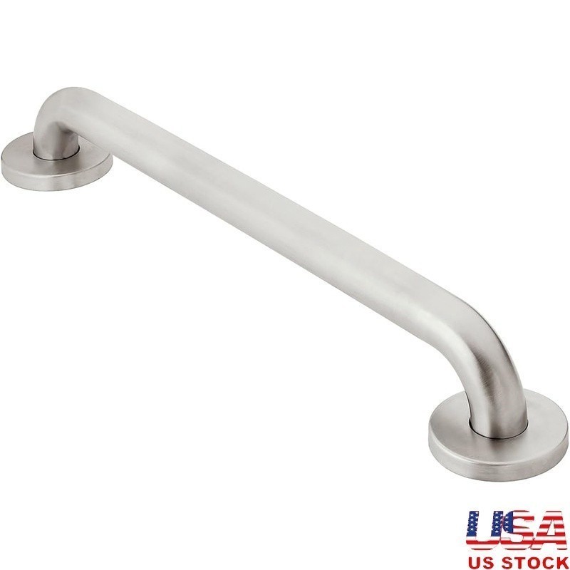 Stainless Steel Grab Bar 24 Inch ADA Compliant Slip Resistant Support 500lbs New