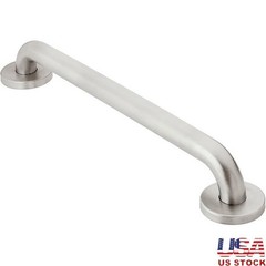 Stainless Steel Grab Bar 24 Inch ADA Compliant Slip Resistant Support 500lbs New