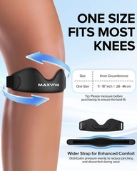 Patellar Tendon Support Strap 2 Pack, Knee Brace for Women & Men, Patella Ban…