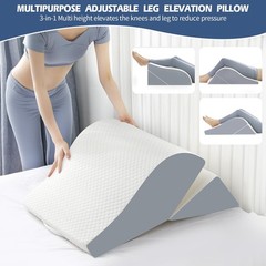 2PCS Leg Elevation Wedge Pillows for Sleeping, Leg Wedge Pillow After Knee Re…