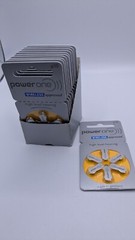 Power One Size 10 1.45V Hearing Aid Batteries p10 PR70 (66 Pack) Expiration 3/24