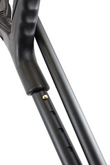 PEPE Mobility Folding Crutches for Adults (x2 Units), Open Cuff, Adjustable Heig
