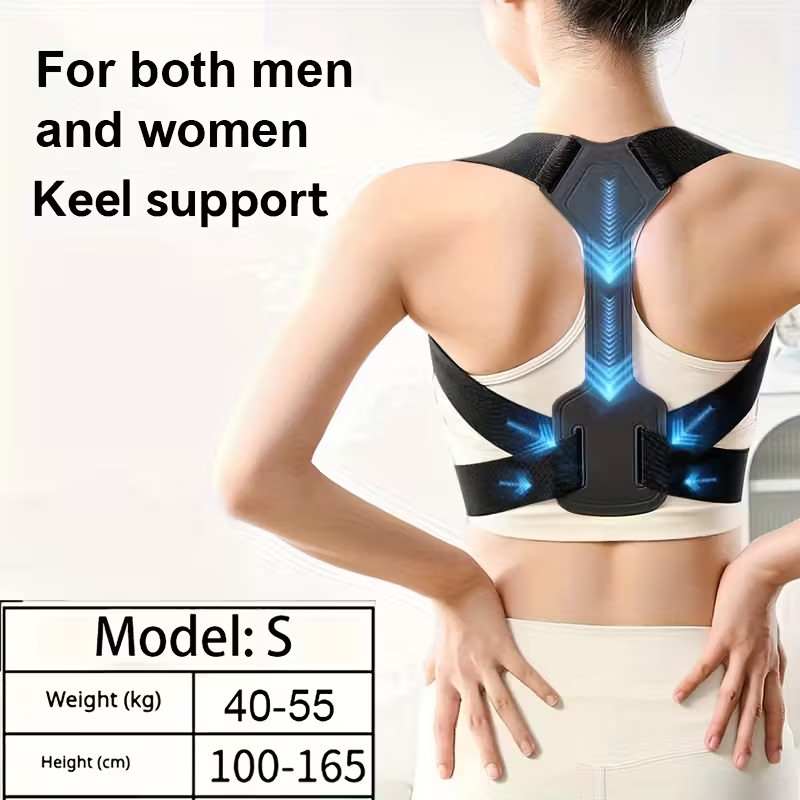 Posture Corrector Support Back Shoulder Brace Belt Adjustable For Men Women USA