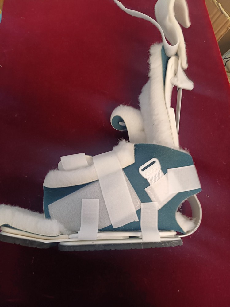 Anatomical Concepts Inc. Adjustable Leg Foot Orthosis Brace White Teal 61413