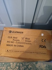 MT-8151 ELENKER® Upright Walker, Stand Up Rollator Walker with Padded Seat NIB