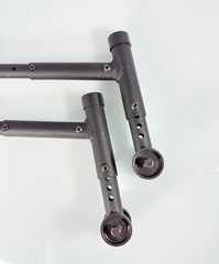 Ki Mobility Focus CR Anti-Tip Assembly Bars (PAIR) Wheelie Bar Stoppers – Black