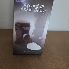 Comfortland Accord III Ankle Brace M Right Plastic Adjustable Breathable Black