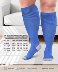 Doctor’s Select 3 Pairs Plus Size X-Large, Blue/Teal/Dark Gray – 3