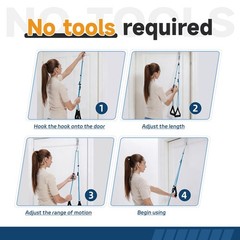 Shoulder Pulley for Physical Therapy, Pulleys for Shoulder Rehab, Over the Do…
