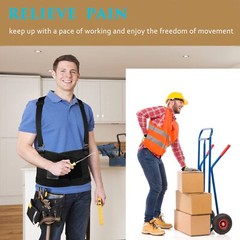 Fajas Para Hombres De Trabajo Soporte Con Tirantes Cinturones Ajustables Strap,M