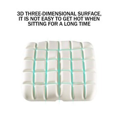 Memory Foam Car Seat Cushion for Short Drivers, Tailbone Pain Relief, Boost Seat