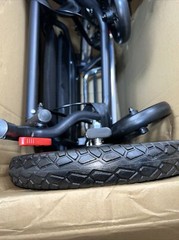 Aluminum Alloy Portable Folding Manual Wheelchair w/ Handbrake SYIV100-DY-102L