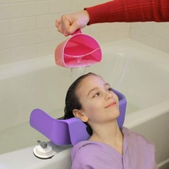 Shampoo Buddy Portable Hair Wash Basin for 1 Count (Pack of 1), Purple