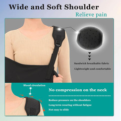 Breathable Arm Sling Shoulder Immobilizer with Pad for Rotator Cuff, Wrist & Elb