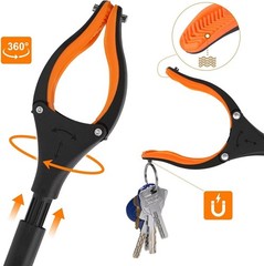 Compact 43” Grabber Reacher with Foldable Design: Ideal for Home & Mobility Aids