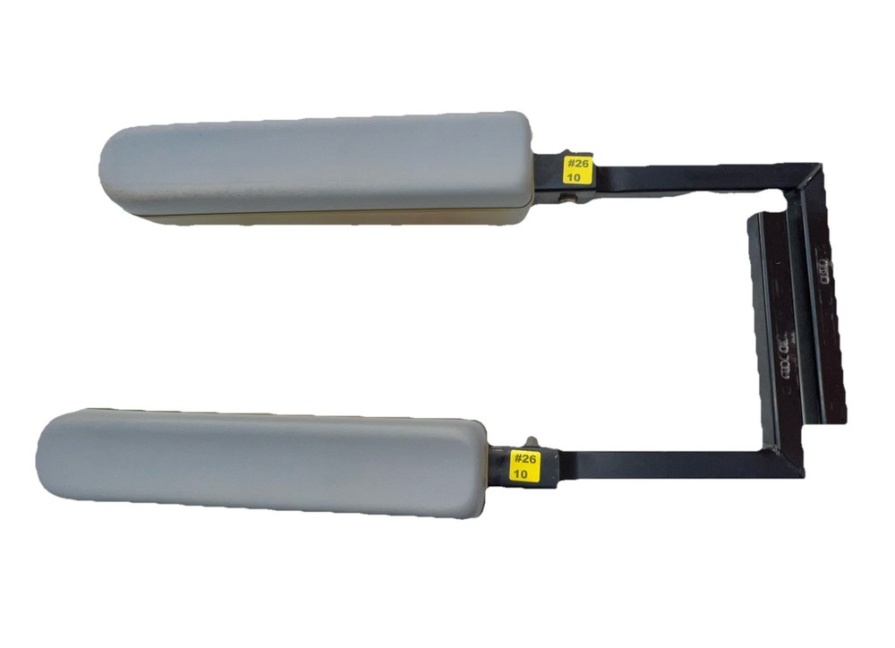 Armrest Arm Rest Assemblies PAIR 14″ Grey Pads Hoveround MPV5 Power Chair Parts