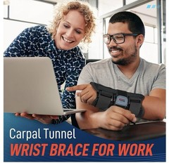 EATOL Wrist Brace Carpal Tunnel, Night Support Brace, Left Hand, S/M