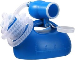 68 OZ Portable Urinal Bottle for Men with 59” Hose – Odor-Proof & Durable