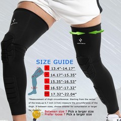 Knee Calf Padded 2 Pack Compression Leg Sleeve Shin Protective