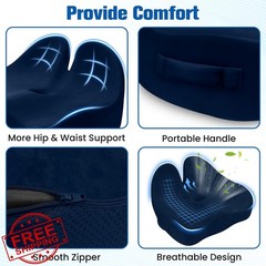DailyCuddles Seat Cushion Blue Large