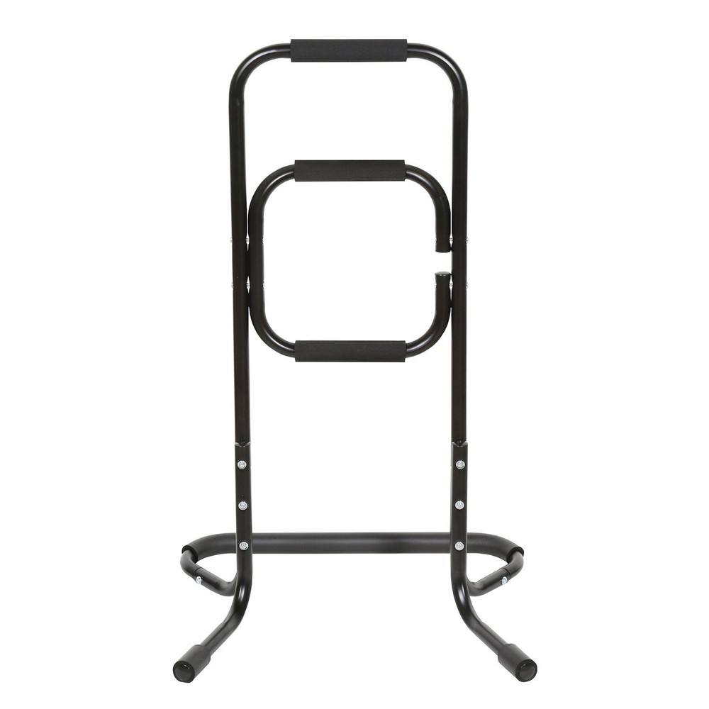 Black Chair Lift Aid Portable Patient Assist with Padded Hand Holds