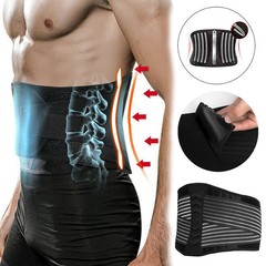 Medical Lumbar Support Lower Waist Back Belt Brace Pain Relief For MenWomen