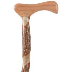 Handcrafted Wood Walking Cane – Made in the USA by Brazos – Twisted Sassafras…