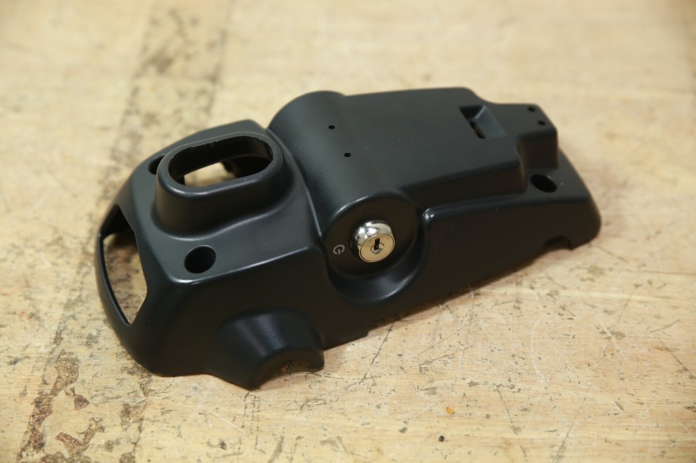Pride Revo 2.0 (S66/S67) Scooter Console Case Bottom w/ Ignition Key Cylinder