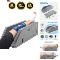 Leg Elevation Pillows for After Surgery, Ergonomic Keeps Knee Straight, Adjus…