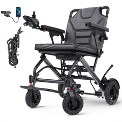 Lightweight Foldable Electric Wheelchair Intelligent All Terrain 25Miles 330lb