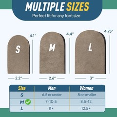 Heel Lifts for Women and Men Adjustable Shoe Lifts for Leg Length Discrepancy (M