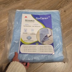 2pack28″x47″waterproof incontinent bed pad protector Underpad Reusable potty pad