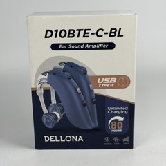 Dellona Advanced Hearing Aids Never Used In Box D10BTE-C-BL