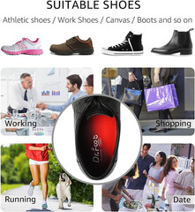 ‚S 3/4 Length Orthotic Insoles, High Arch Support Inserts for Flat Feet Plantar