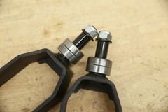 PAIR Caster Forks for Quickie Pulse 6 / 5 Q500M Q300M Zippie ZM-310 Power Chairs
