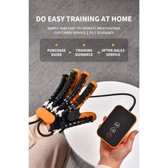 Robotic Hand Training Glove Rechargeable Individual Finger Exercise Portable