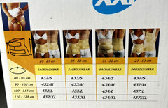 Trulife Camp XXI Lumbosacral Short Back Support Brace 432 Size Large Beige NIB