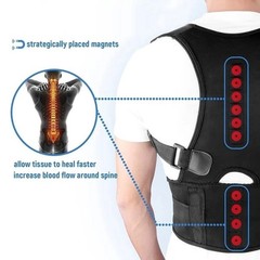 Posture Corrector Support Magnetic Back Shoulder Brace Belt Band For Men Women
