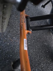 QUICKIE QXI folding WHEELCHAIR Excellent Condition Orange