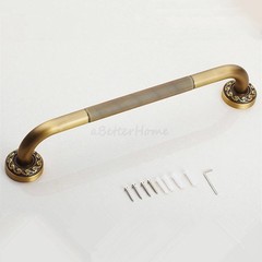 Antique Bronze Bathroom Grab Bar Safety Handrail Shower Wall Mounted Bath Decor